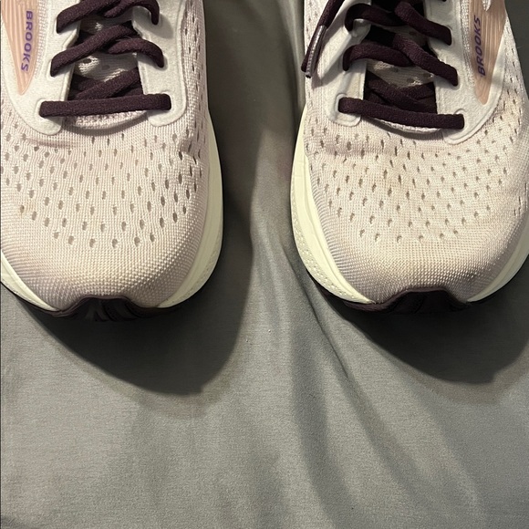 Brooks Women's Athletic Shoes - Cream and Purple - Picture 5 of 6